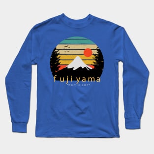 Fujiyama mount japan Long Sleeve T-Shirt